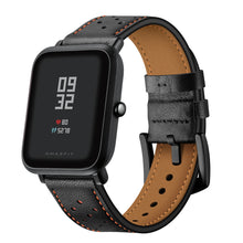 Load image into Gallery viewer, 20MM Genuine Leather Wristband Bracelet Strap for Xiaomi Huami Amazfit Bip Youth