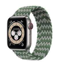 Load image into Gallery viewer, Braided Solo Loop For Apple watch band 44mm 40mm 38mm 42mm FABRIC Nylon Elastic belt bracelet iWatch series 3 4 5 se 6 strap